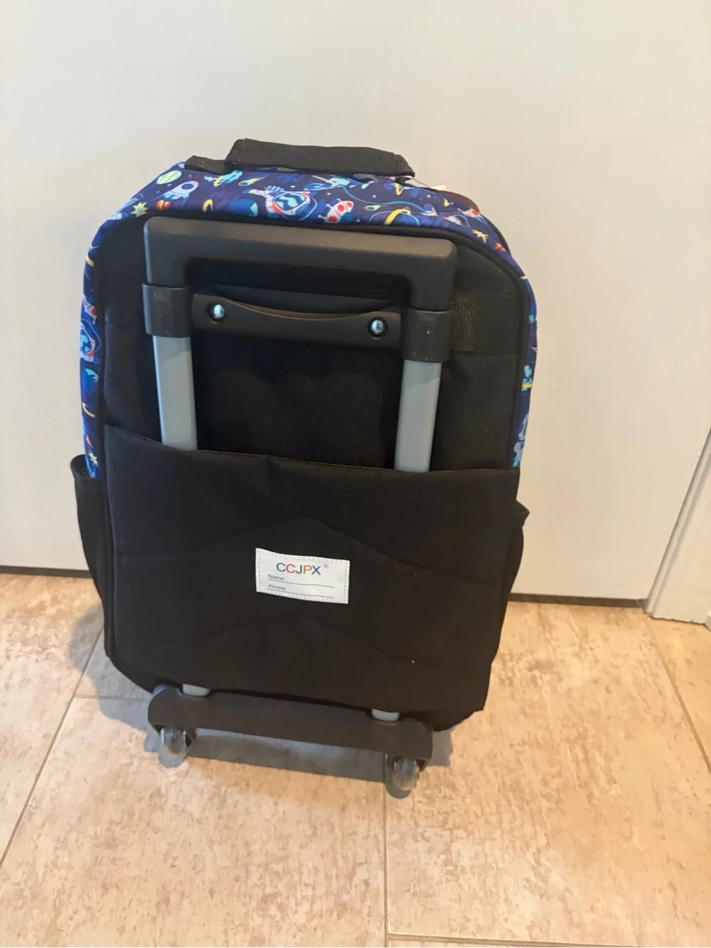 Kids Space Astronaut Rolling Carry on Suitcase 18”